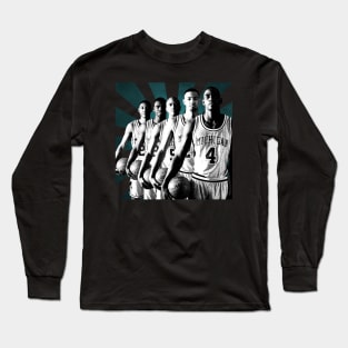 FAB FIVE II Retro Pixel II 70S Long Sleeve T-Shirt